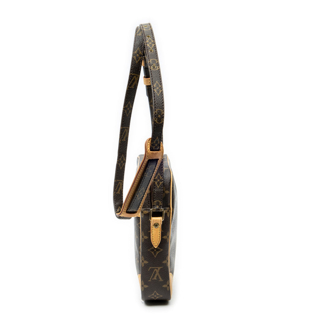 Shoulder Bag Danube Brown Monogram Canvas