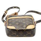 Sac Bandoulière Danube Marron Toile Monogram