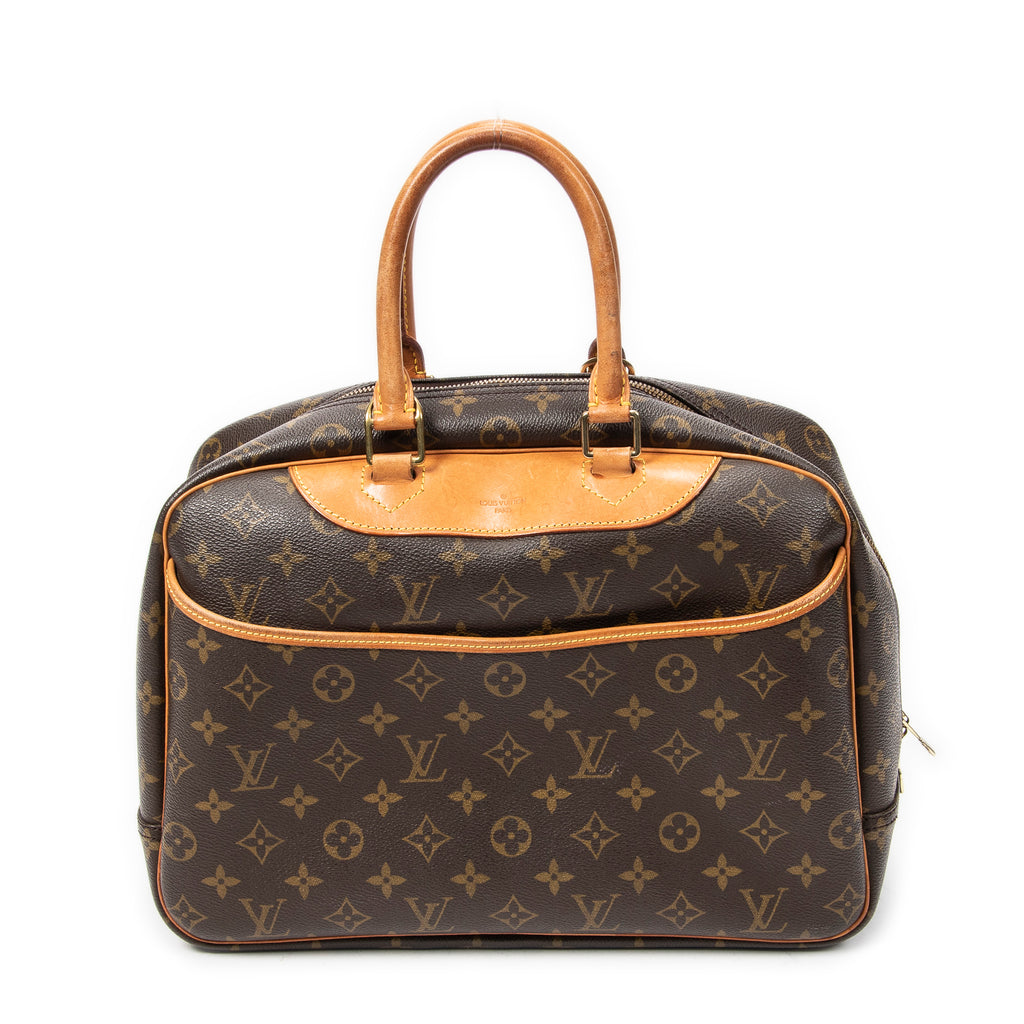 Handbag Deauville Brown Monogram Canvas