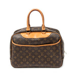 Handbag Deauville Brown Monogram Canvas
