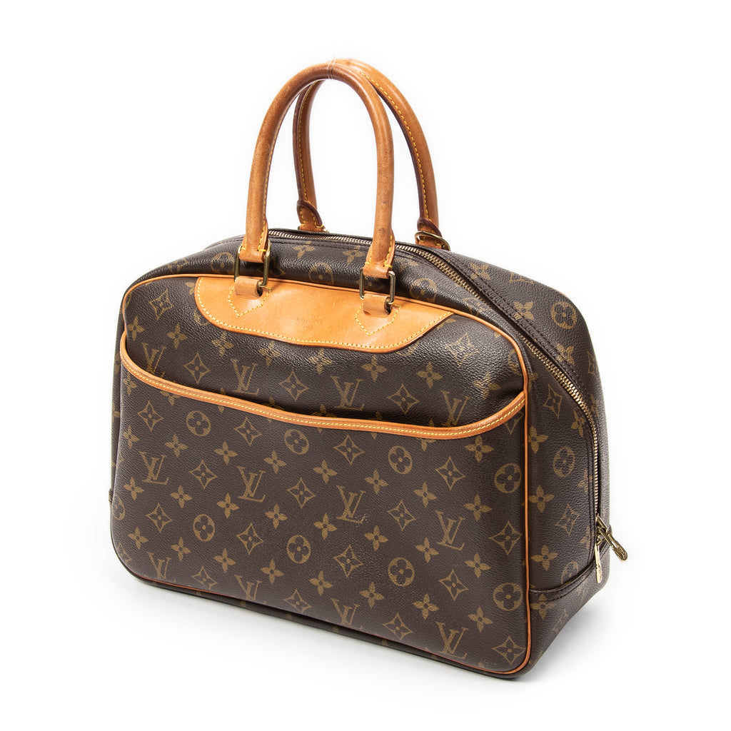 Handbag Deauville Brown Monogram Canvas