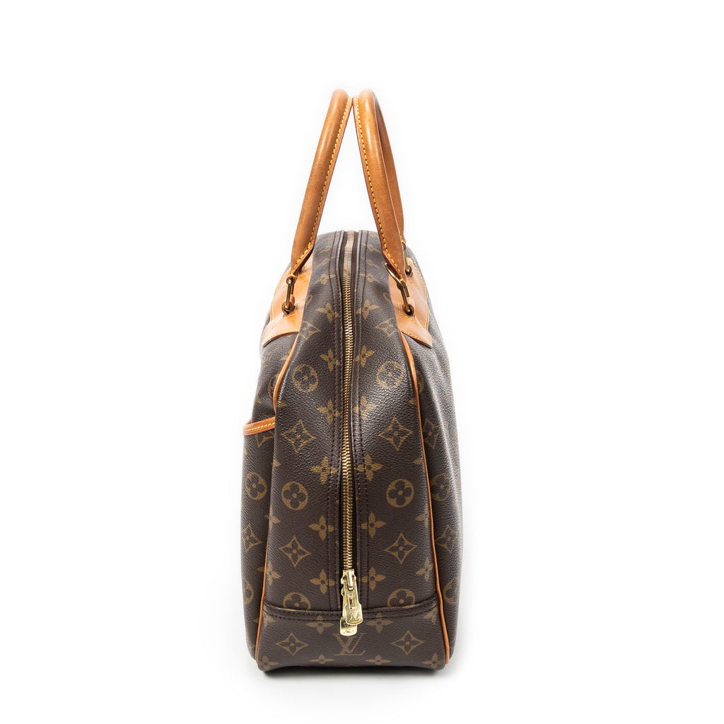 Handbag Deauville Brown Monogram Canvas