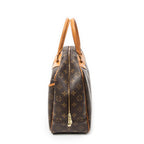 Handbag Deauville Brown Monogram Canvas