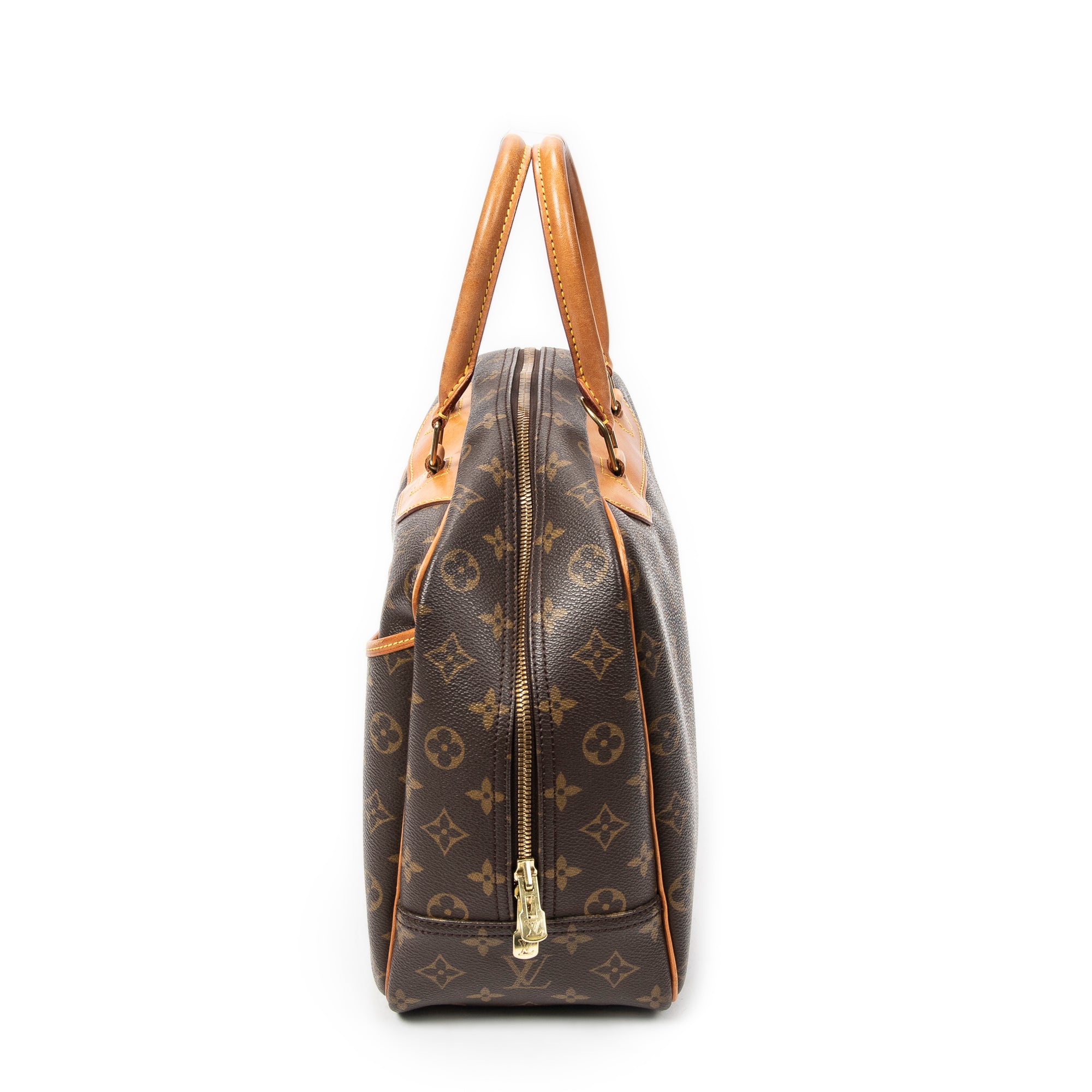 Handbag Deauville Brown Monogram Canvas