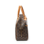 Handbag Deauville Brown Monogram Canvas