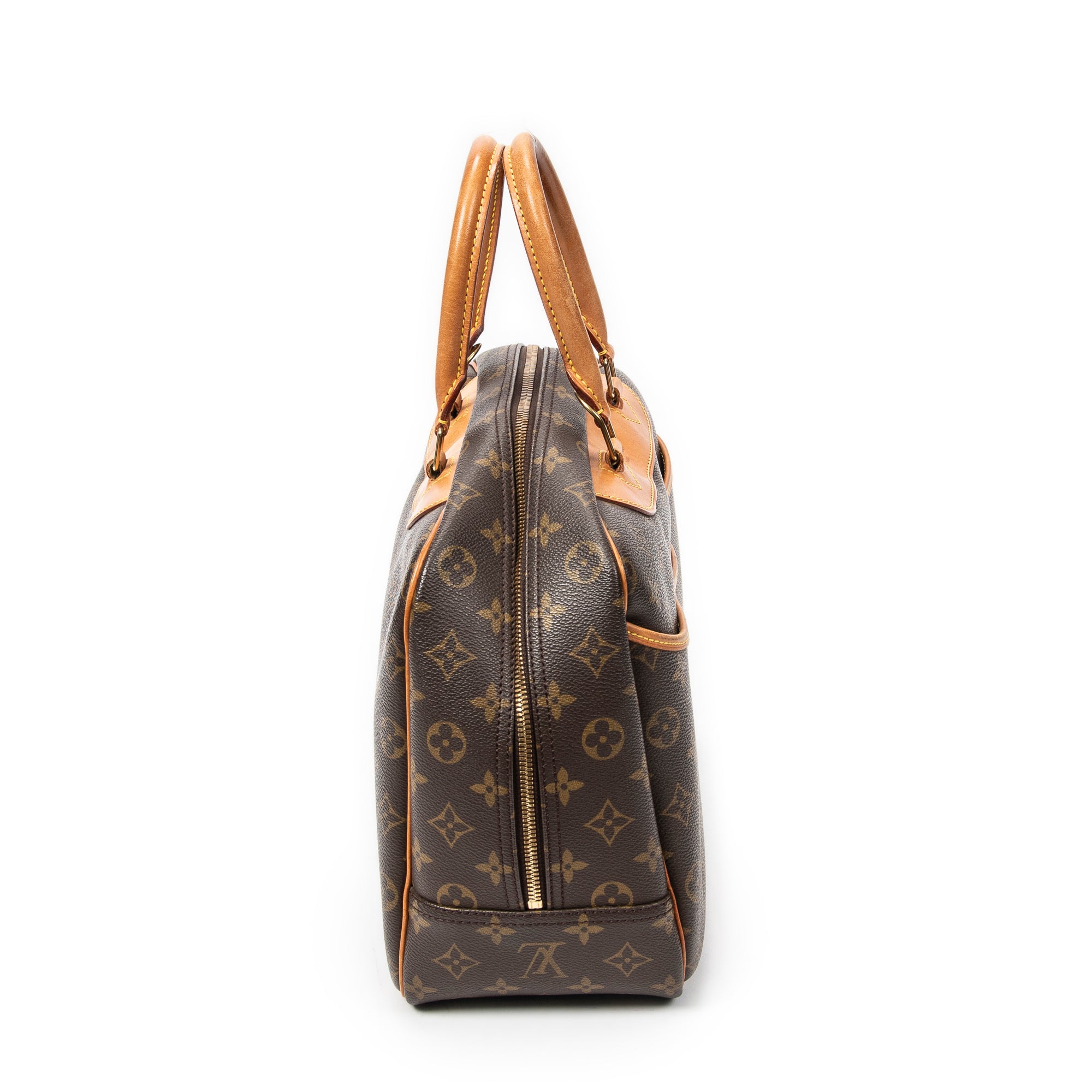 Handbag Deauville Brown Monogram Canvas