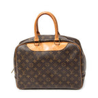 Handbag Deauville Brown Monogram Canvas