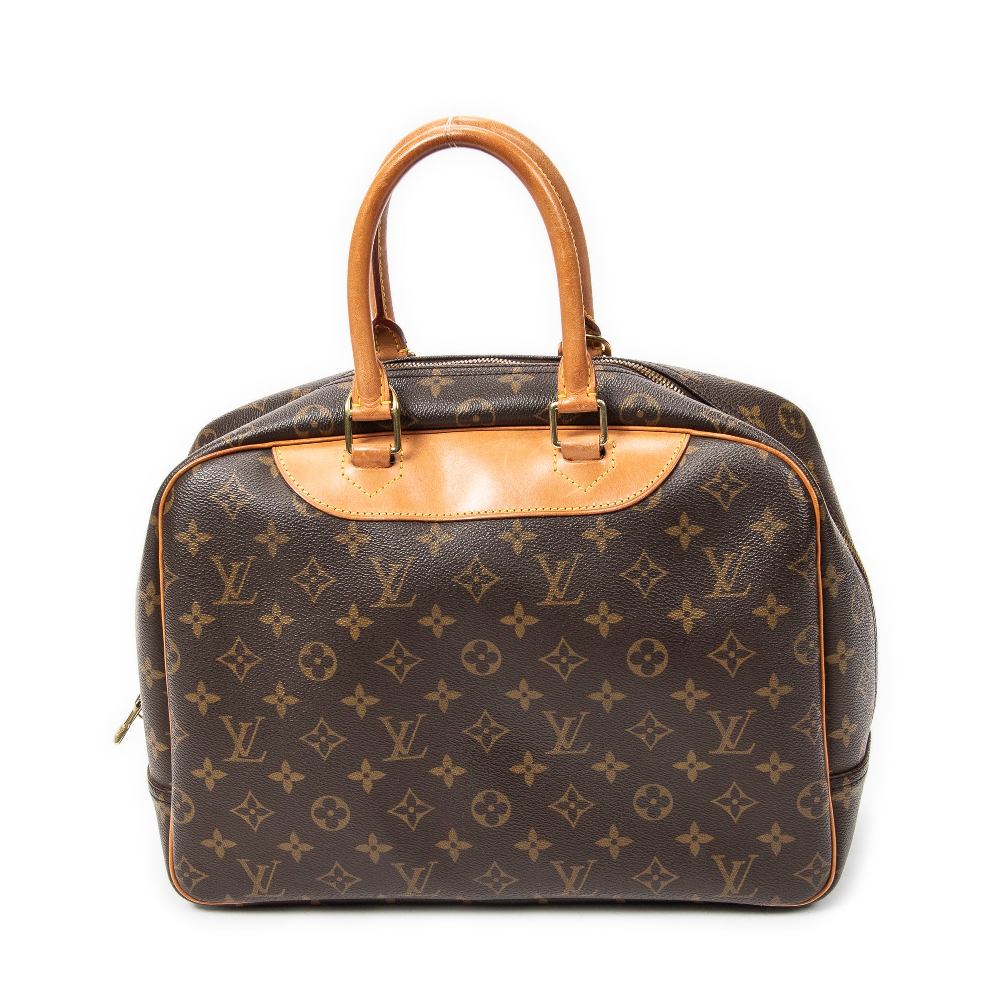 Handbag Deauville Brown Monogram Canvas