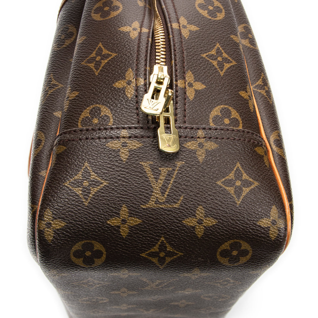 Handbag Deauville Brown Monogram Canvas