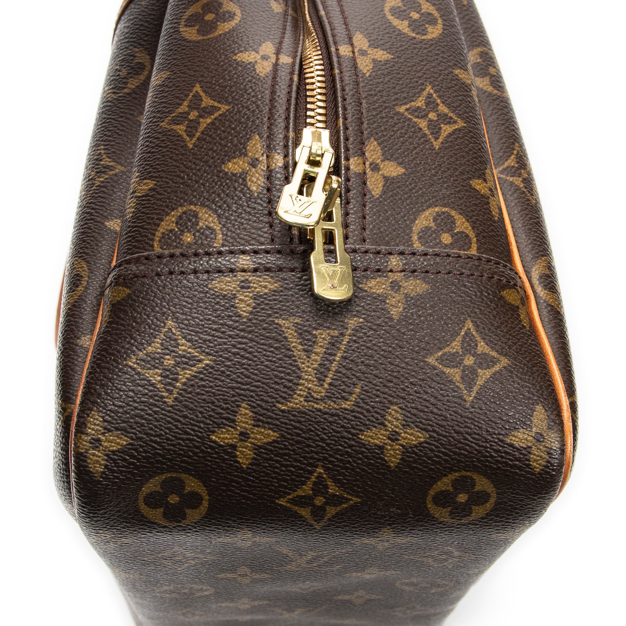 Handbag Deauville Brown Monogram Canvas