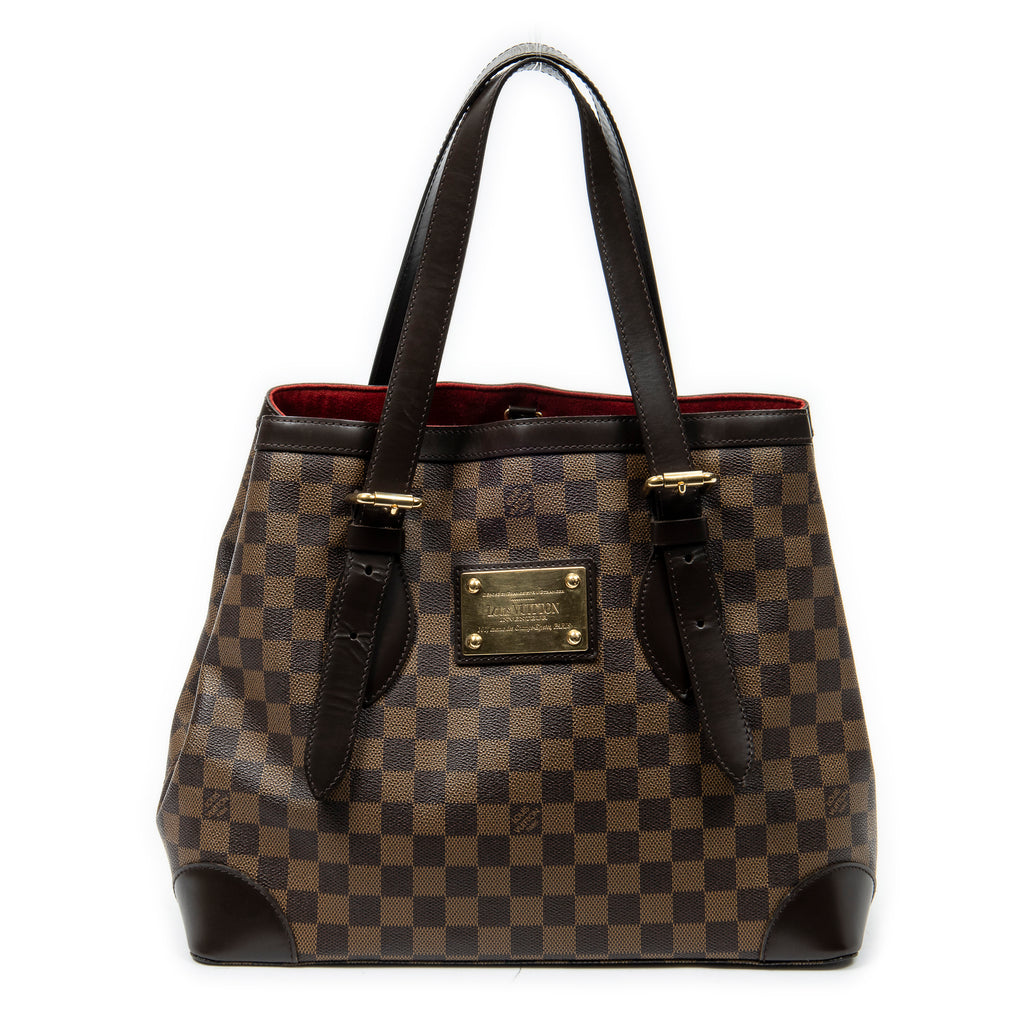 Bolso de hombro Hampstead MM Damier Ébène marrón