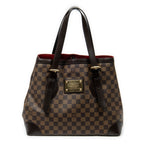Bolso de hombro Hampstead MM Damier Ébène marrón