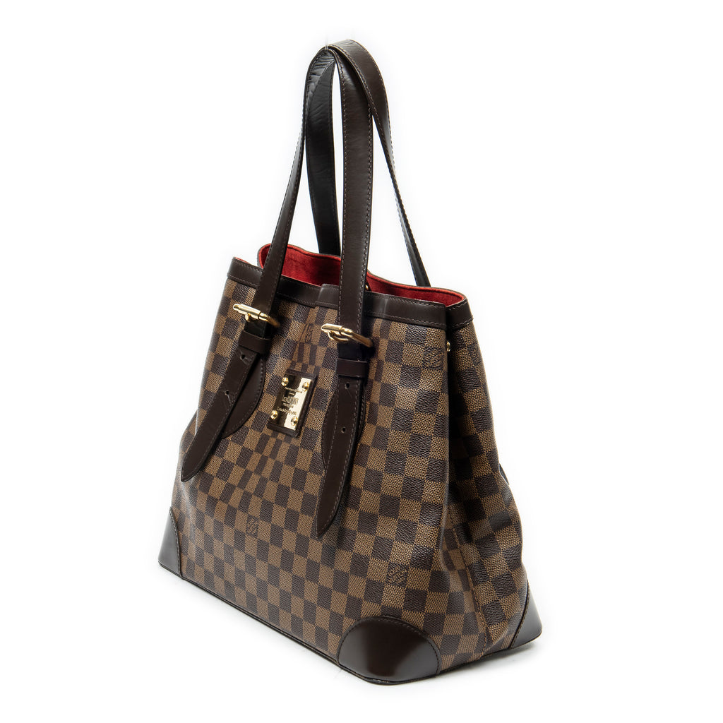 Bolso de hombro Hampstead MM Damier Ébène marrón