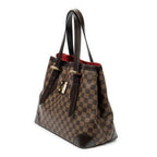 Bolso de hombro Hampstead MM Damier Ébène marrón