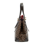 Bolso de hombro Hampstead MM Damier Ébène marrón