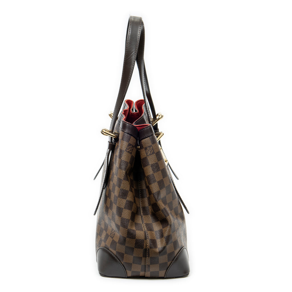 Bolso de hombro Hampstead MM Damier Ébène marrón