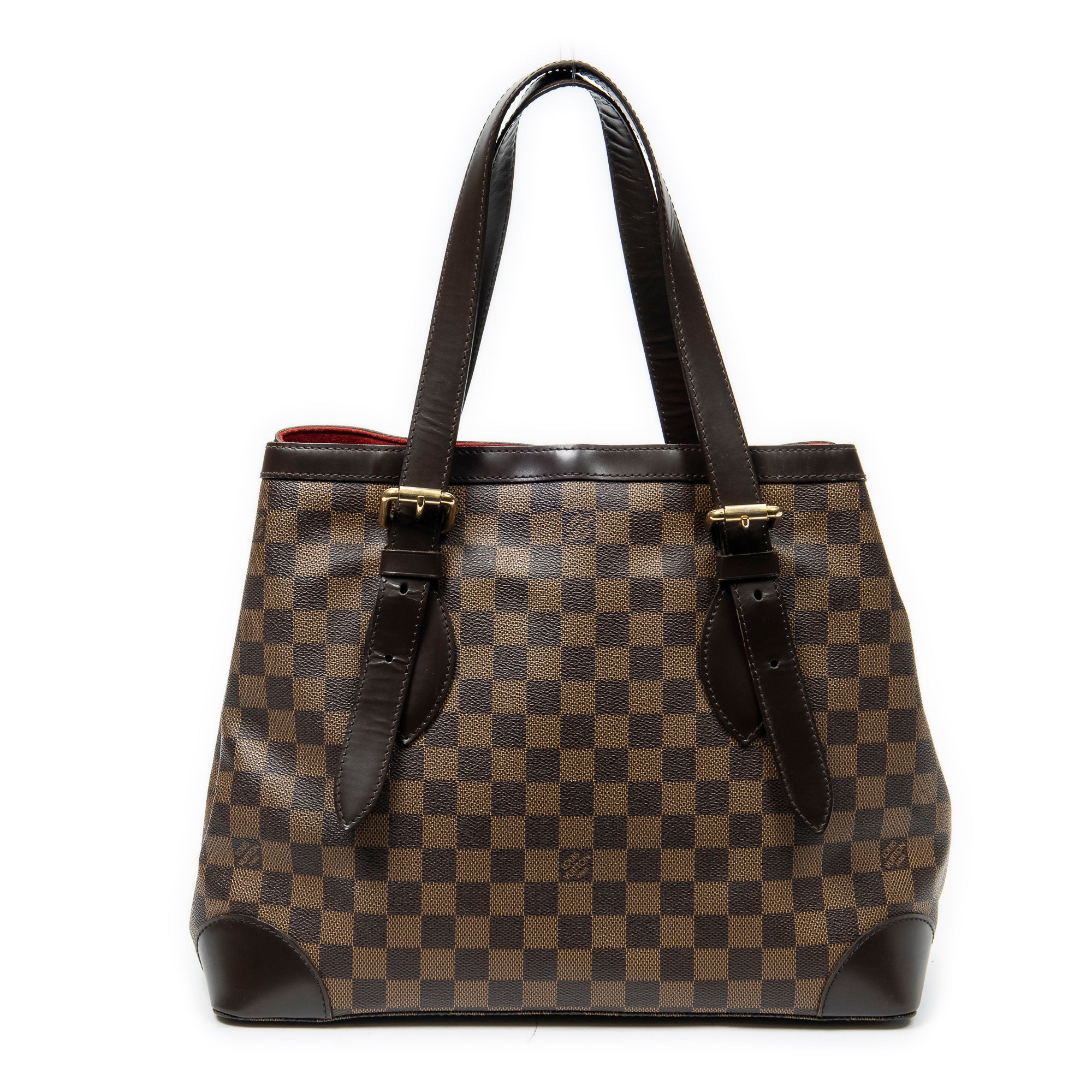 Bolso de hombro Hampstead MM Damier Ébène marrón