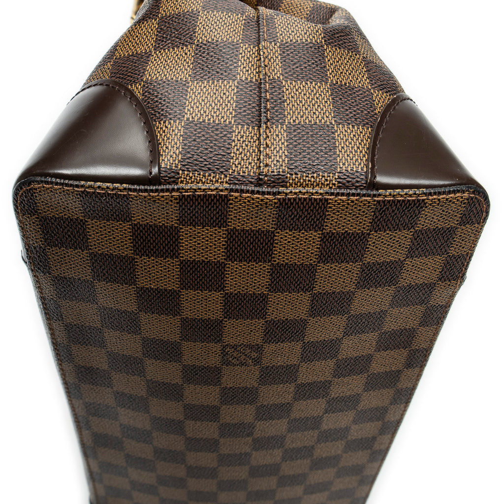 Bolso de hombro Hampstead MM Damier Ébène marrón