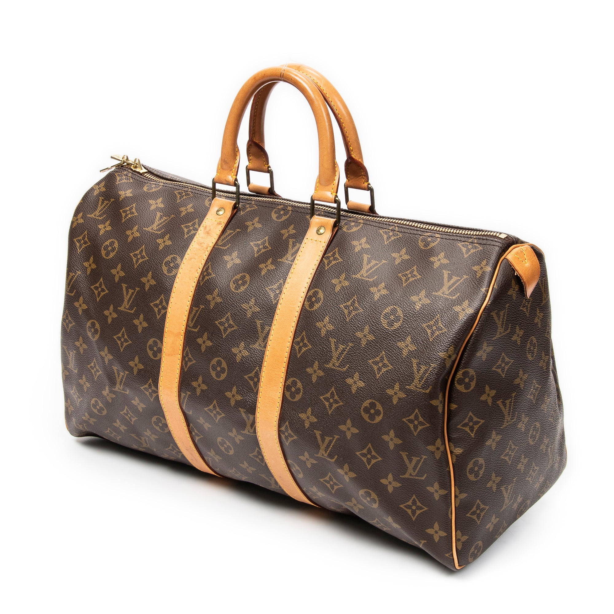 Travel Bag Keepall 45 Brown Monogram Canvas