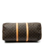 Travel Bag Keepall 50 Brown Monogram Canvas