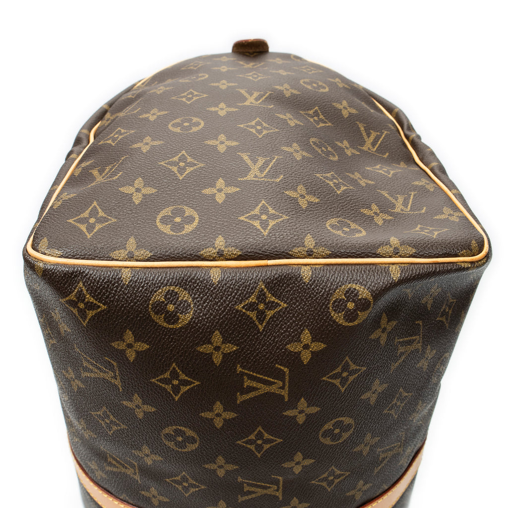 Travel Bag Keepall 50 Brown Monogram Canvas