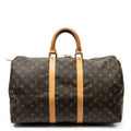 Travel Bag Keepall 45 Brown Monogram Canvas
