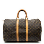Travel Bag Keepall 45 Brown Monogram Canvas
