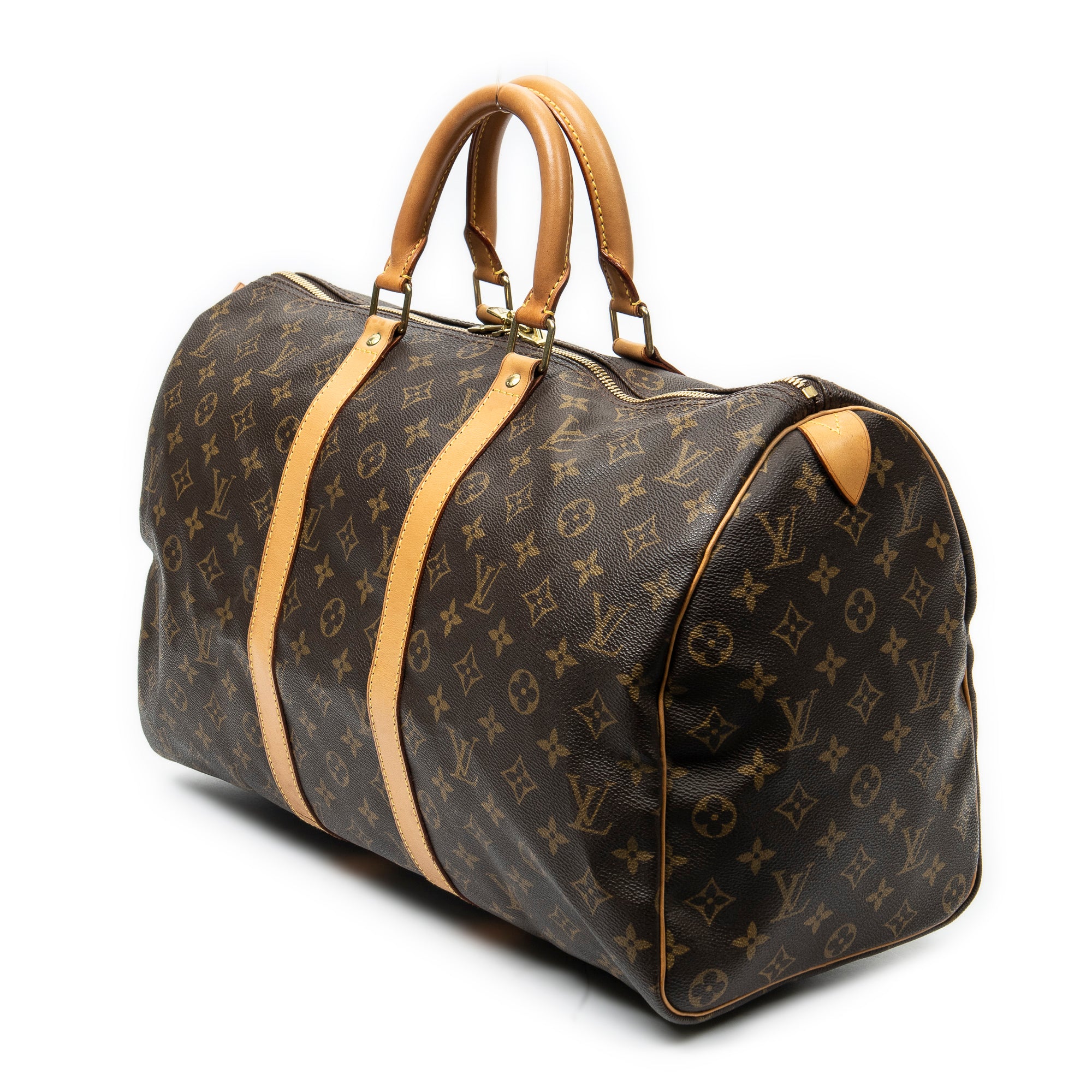 Travel Bag Keepall 45 Brown Monogram Canvas