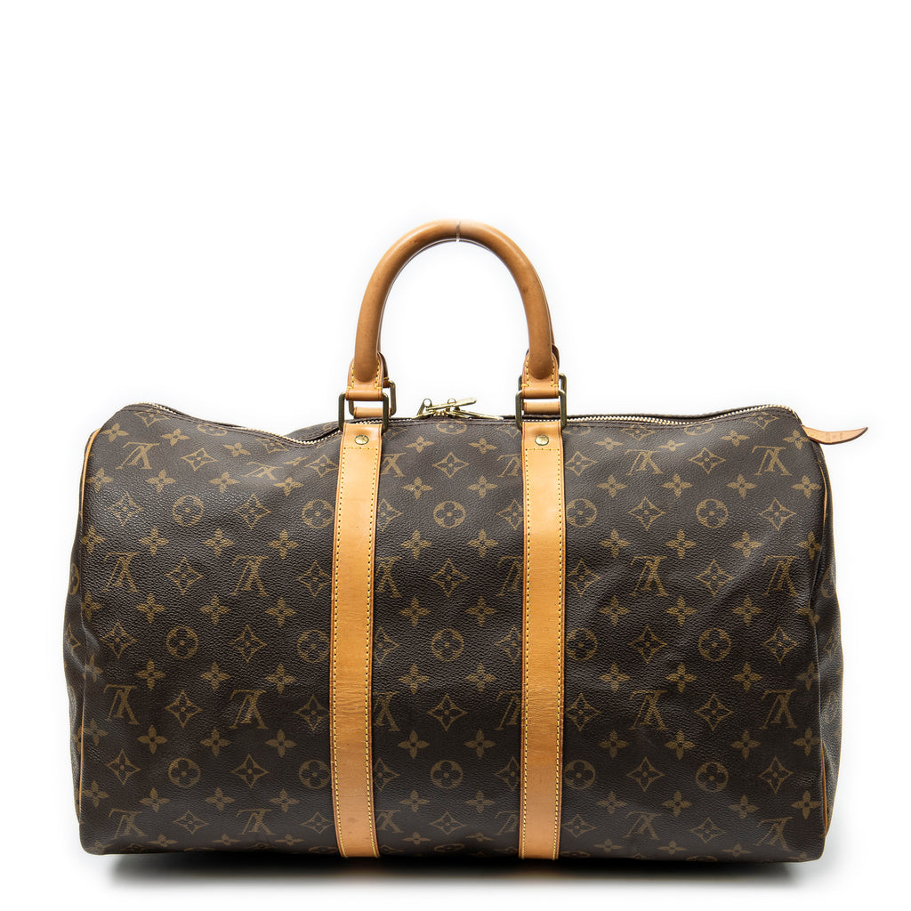 Travel Bag Keepall 45 Brown Monogram Canvas