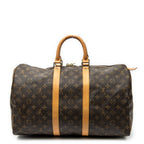 Travel Bag Keepall 45 Brown Monogram Canvas