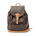 Backpack Montsouris MM Brown Monogram Canvas