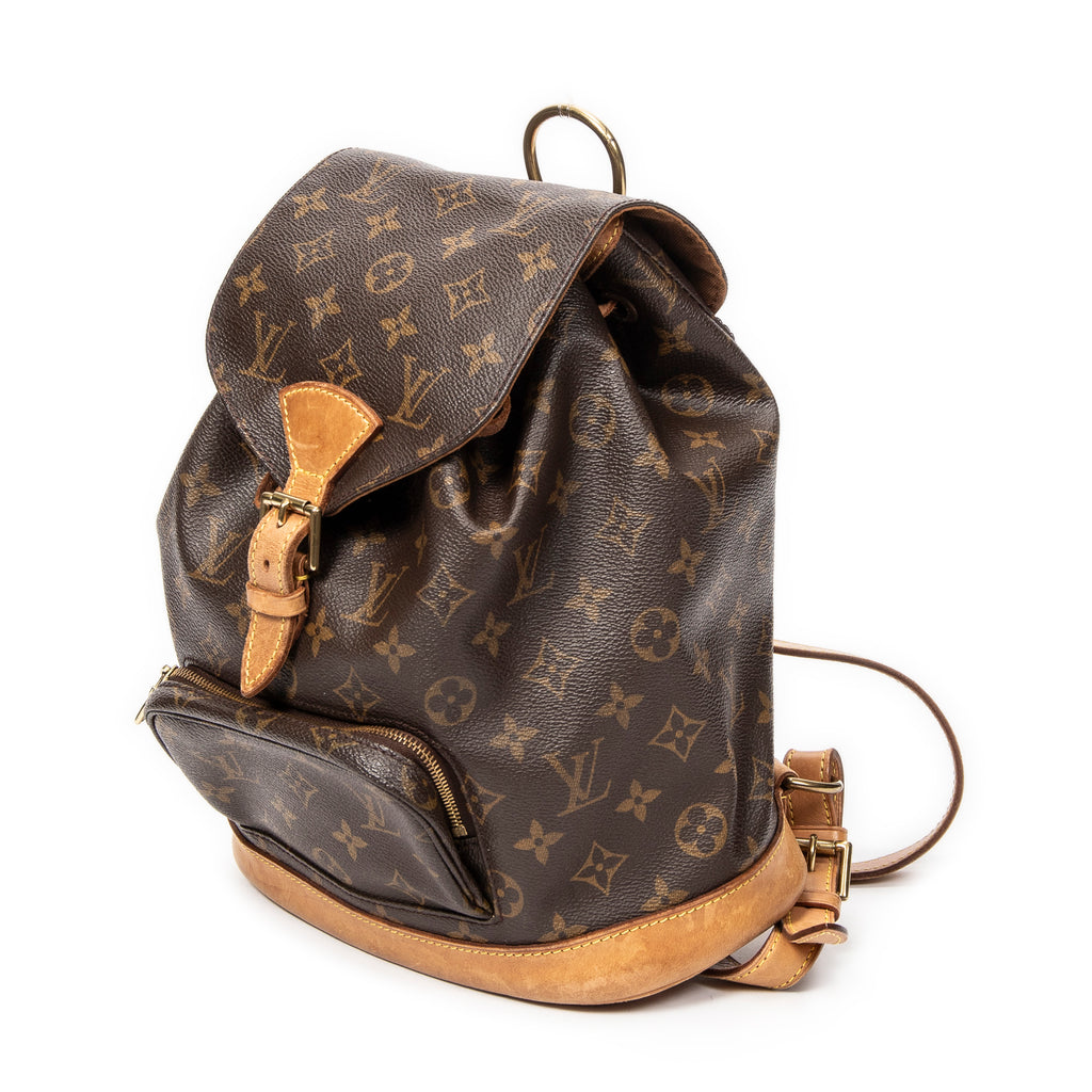 Backpack Montsouris MM Brown Monogram Canvas