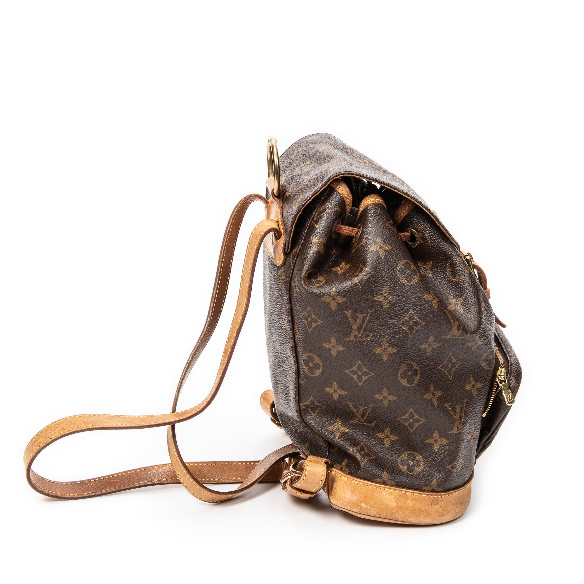Backpack Montsouris MM Brown Monogram Canvas