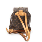 Backpack Montsouris MM Brown Monogram Canvas