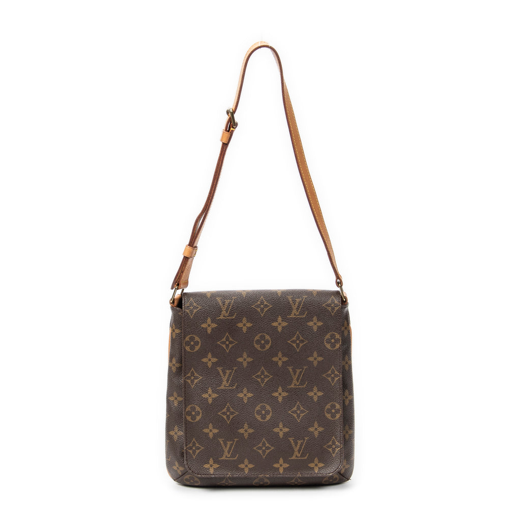 Shoulder Bag Musette Salsa Brown Monogram Canvas