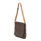 Shoulder Bag Musette Salsa Brown Monogram Canvas