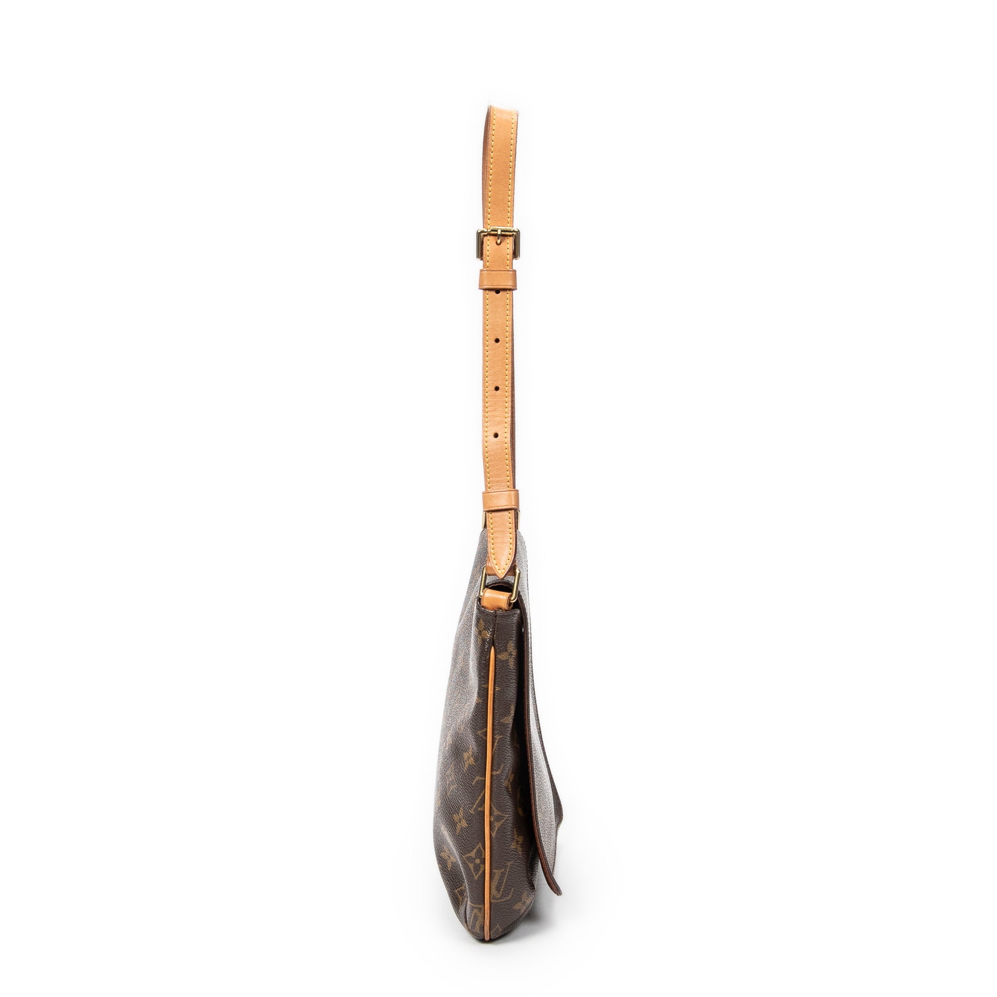 Shoulder Bag Musette Salsa Brown Monogram Canvas