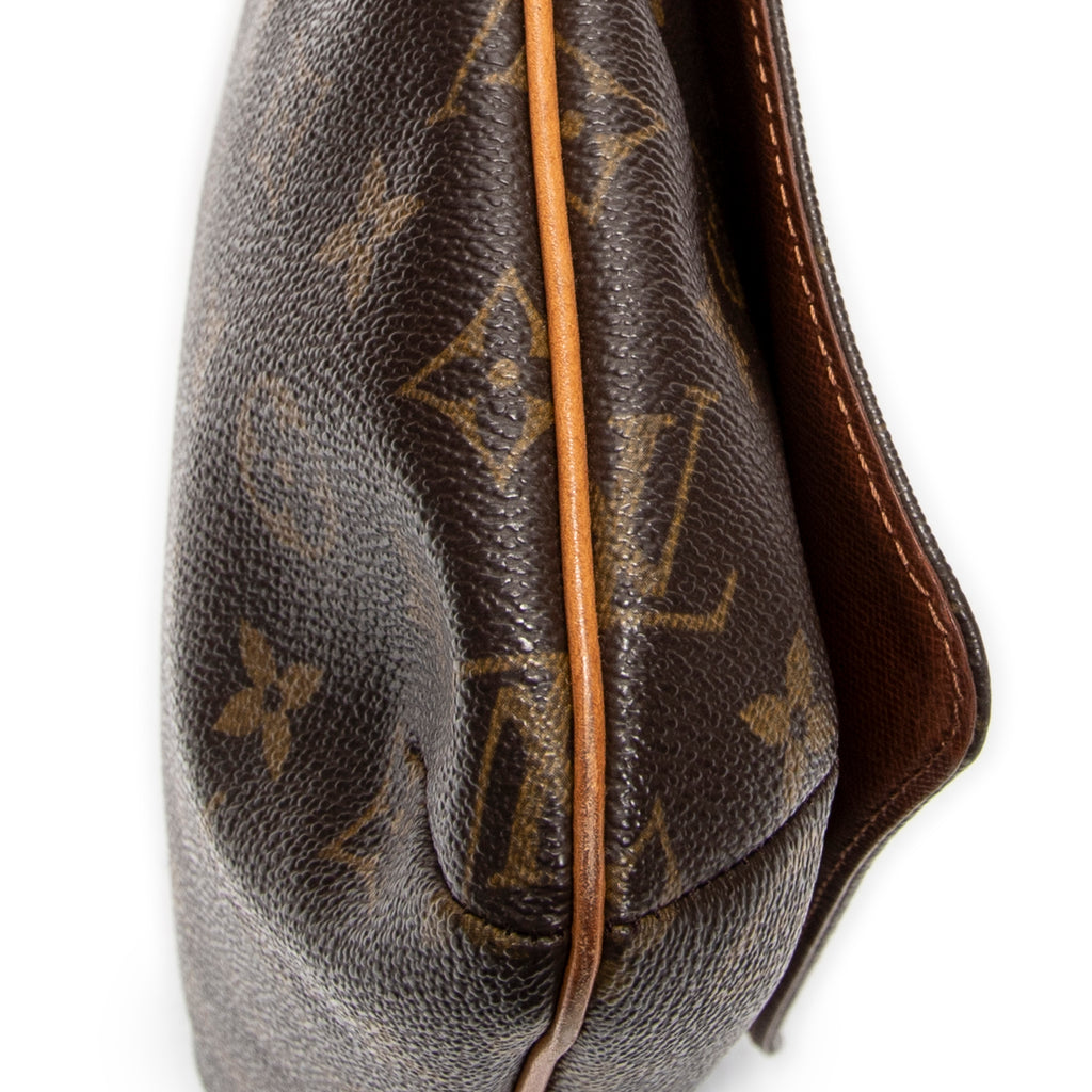 Shoulder Bag Musette Salsa Brown Monogram Canvas