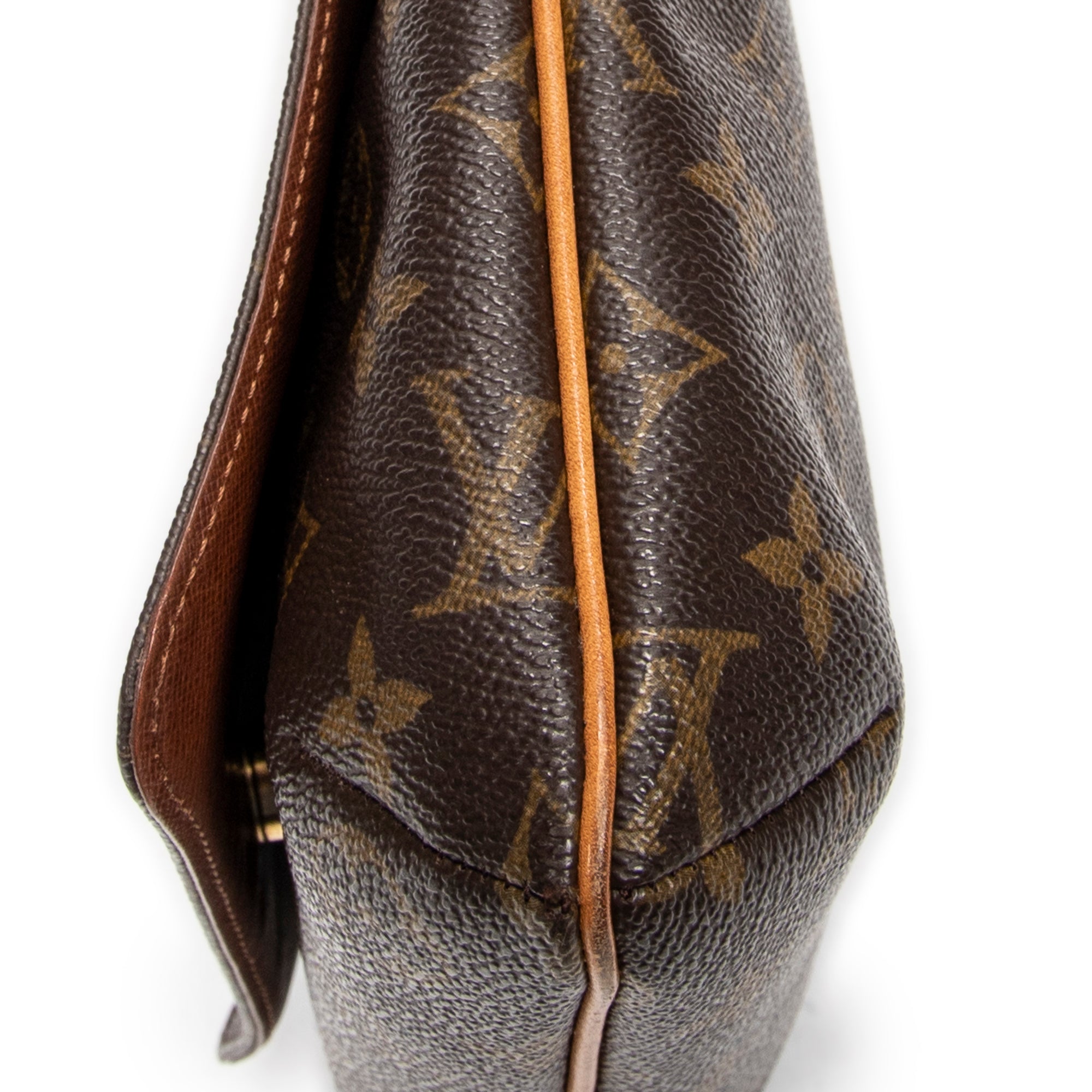 Shoulder Bag Musette Salsa Brown Monogram Canvas