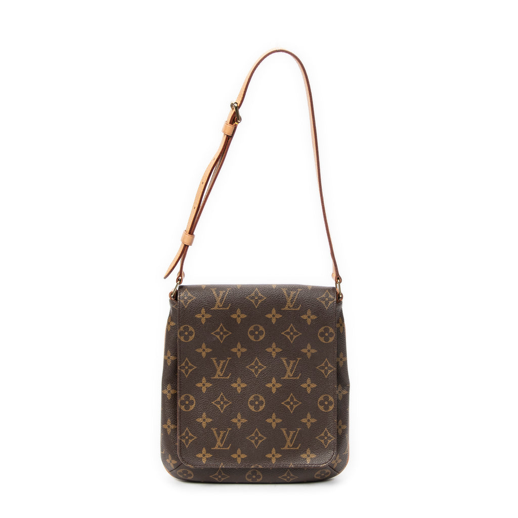 Shoulder Bag Musette Salsa Brown Monogram Canvas