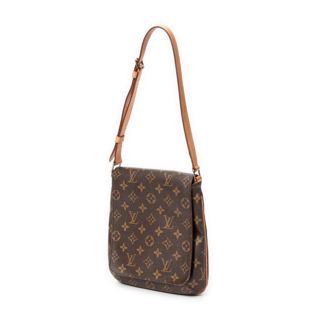 Shoulder Bag Musette Salsa Brown Monogram Canvas