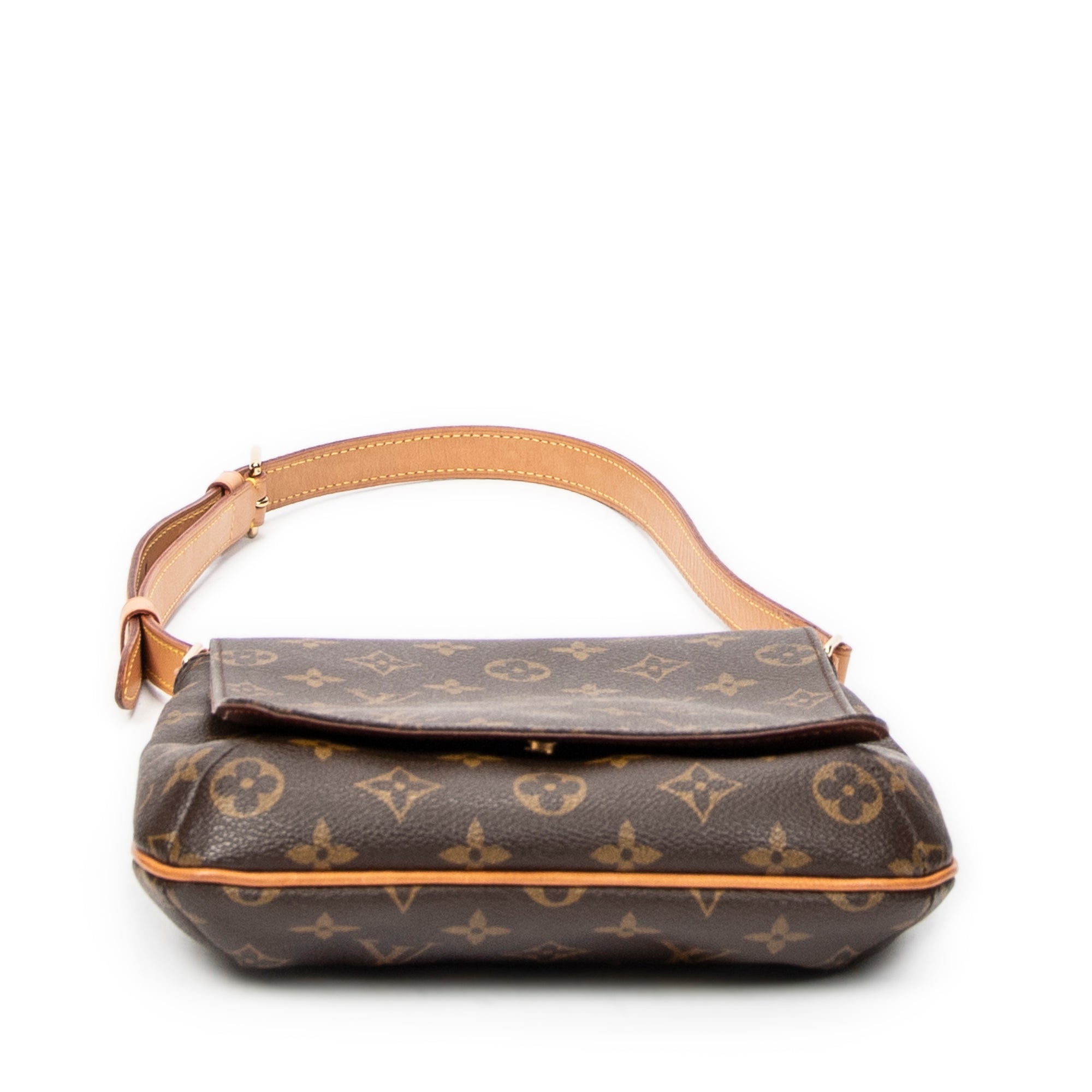 Shoulder Bag Musette Salsa Brown Monogram Canvas