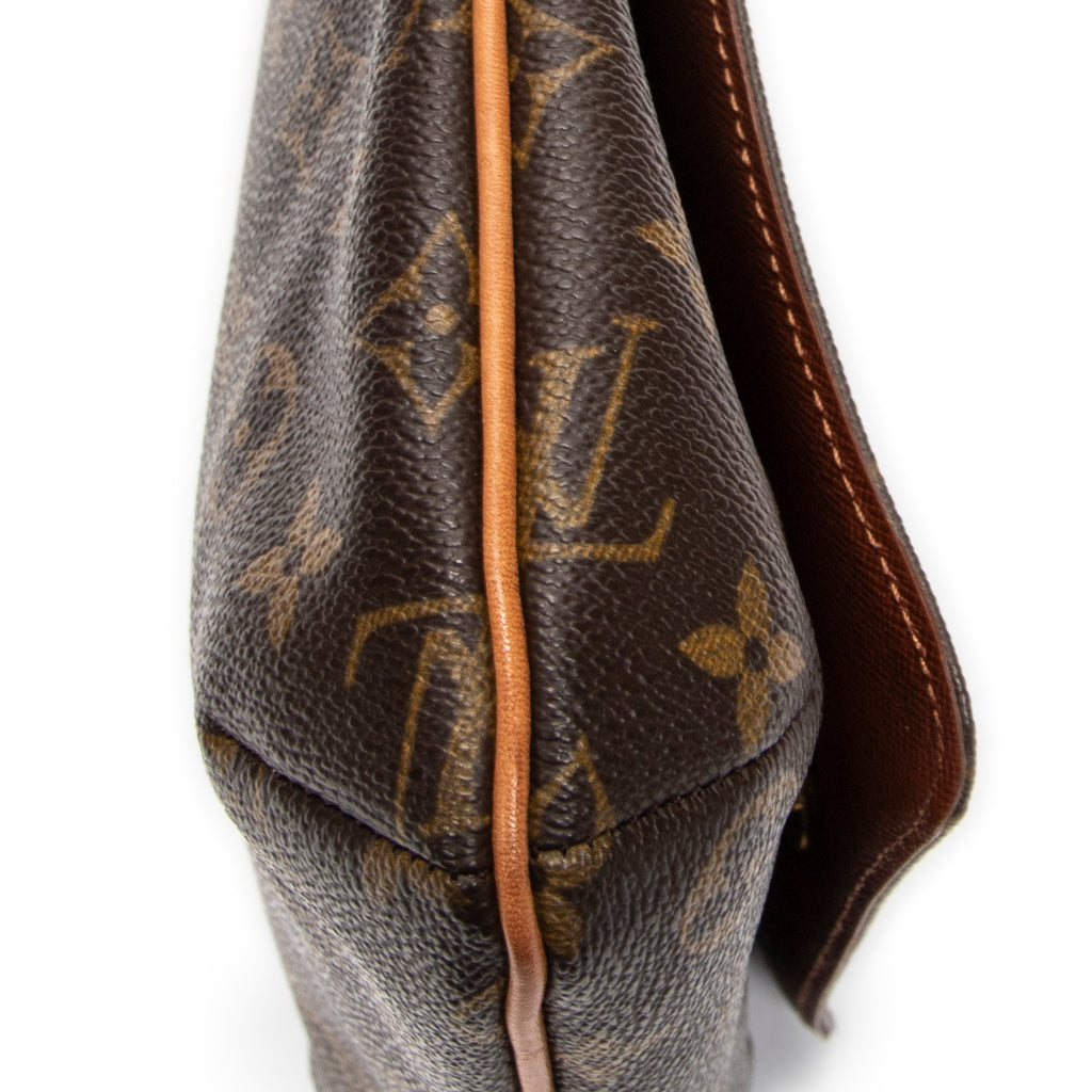 Shoulder Bag Musette Salsa Brown Monogram Canvas