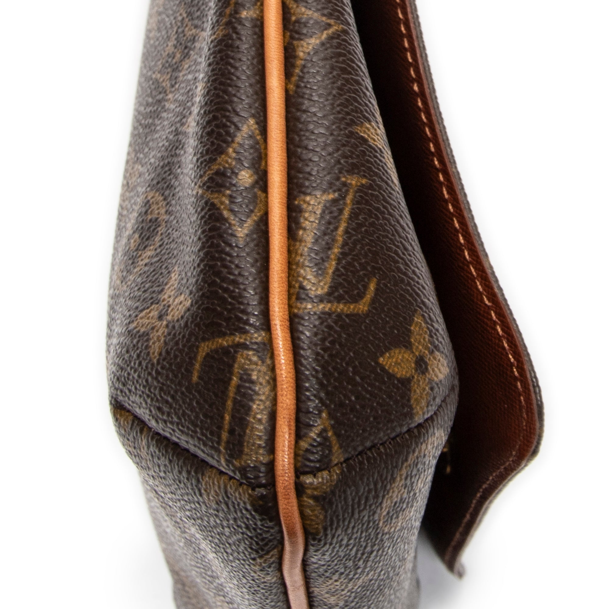 Shoulder Bag Musette Salsa Brown Monogram Canvas