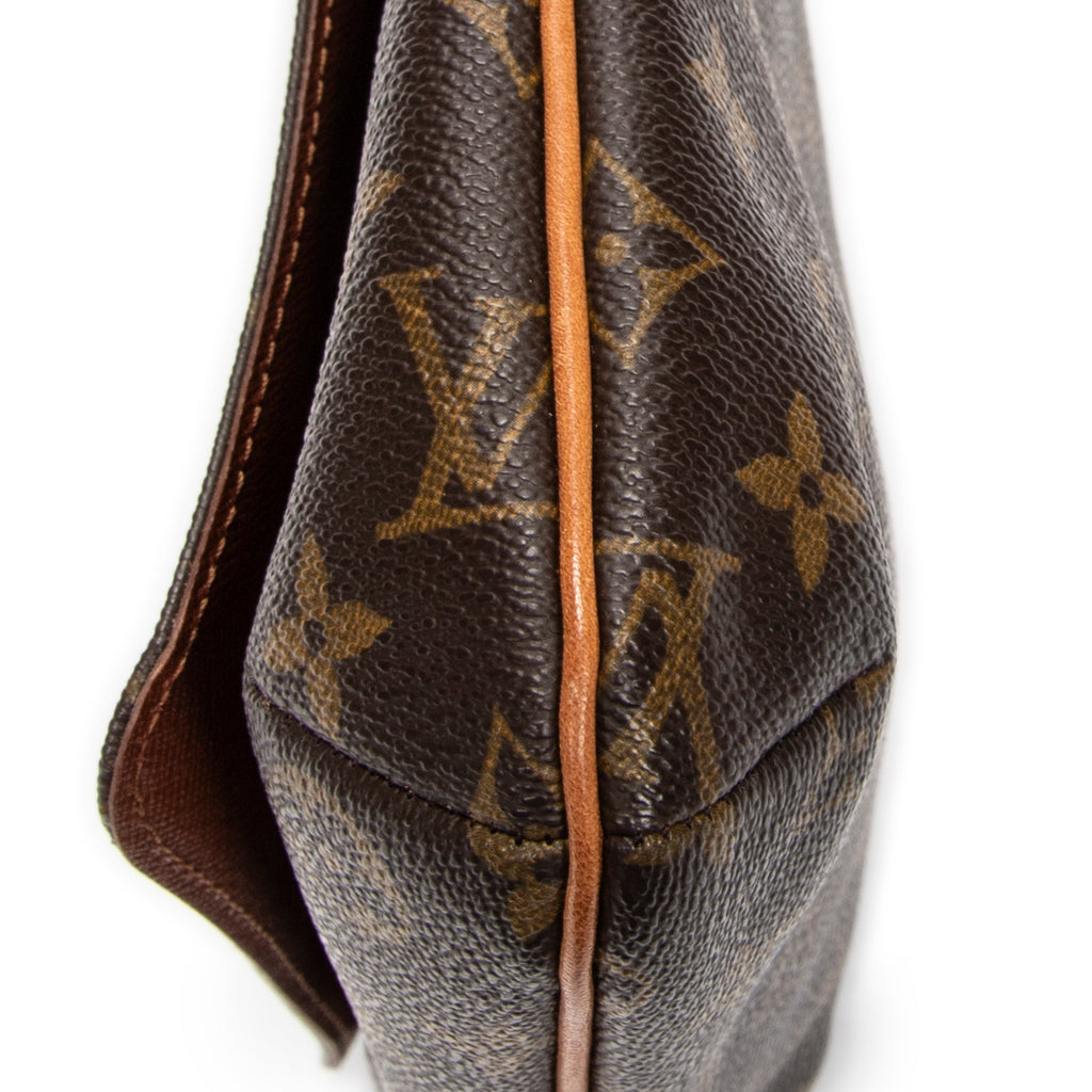 Shoulder Bag Musette Salsa Brown Monogram Canvas