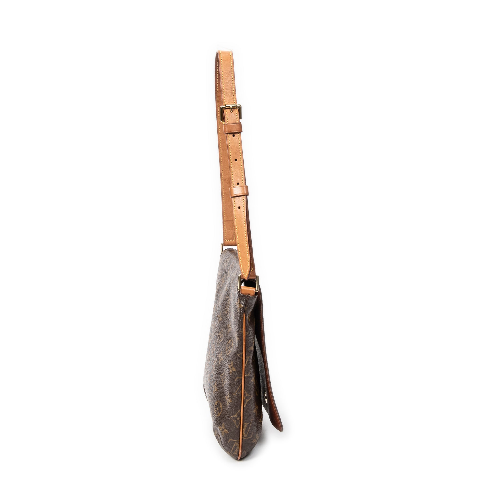Shoulder Bag Musette Salsa Brown Monogram Canvas