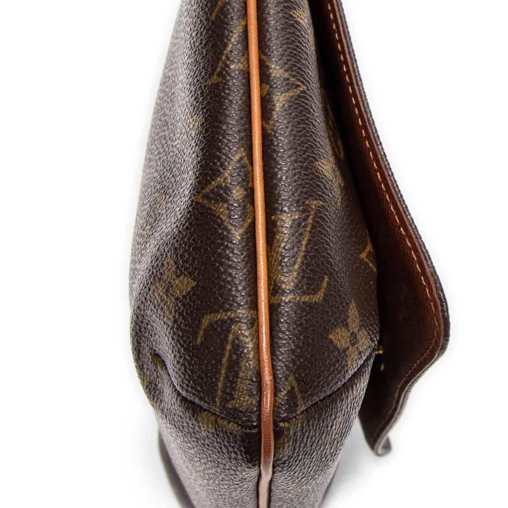 Shoulder Bag Musette Salsa Brown Monogram Canvas