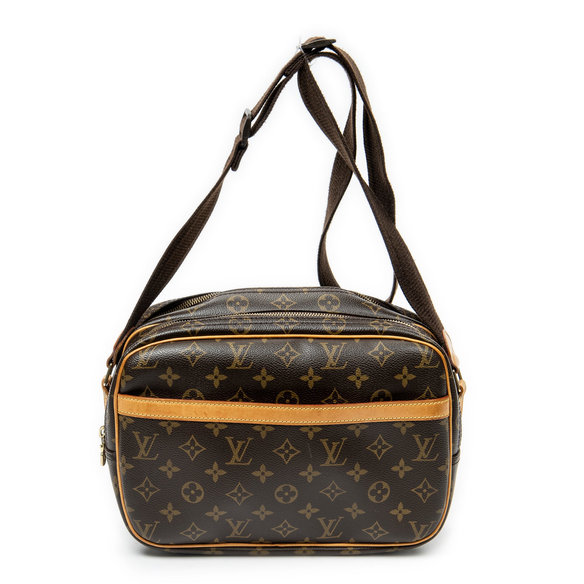 Shoulder Bag Reporter PM Brown Monogram Canvas