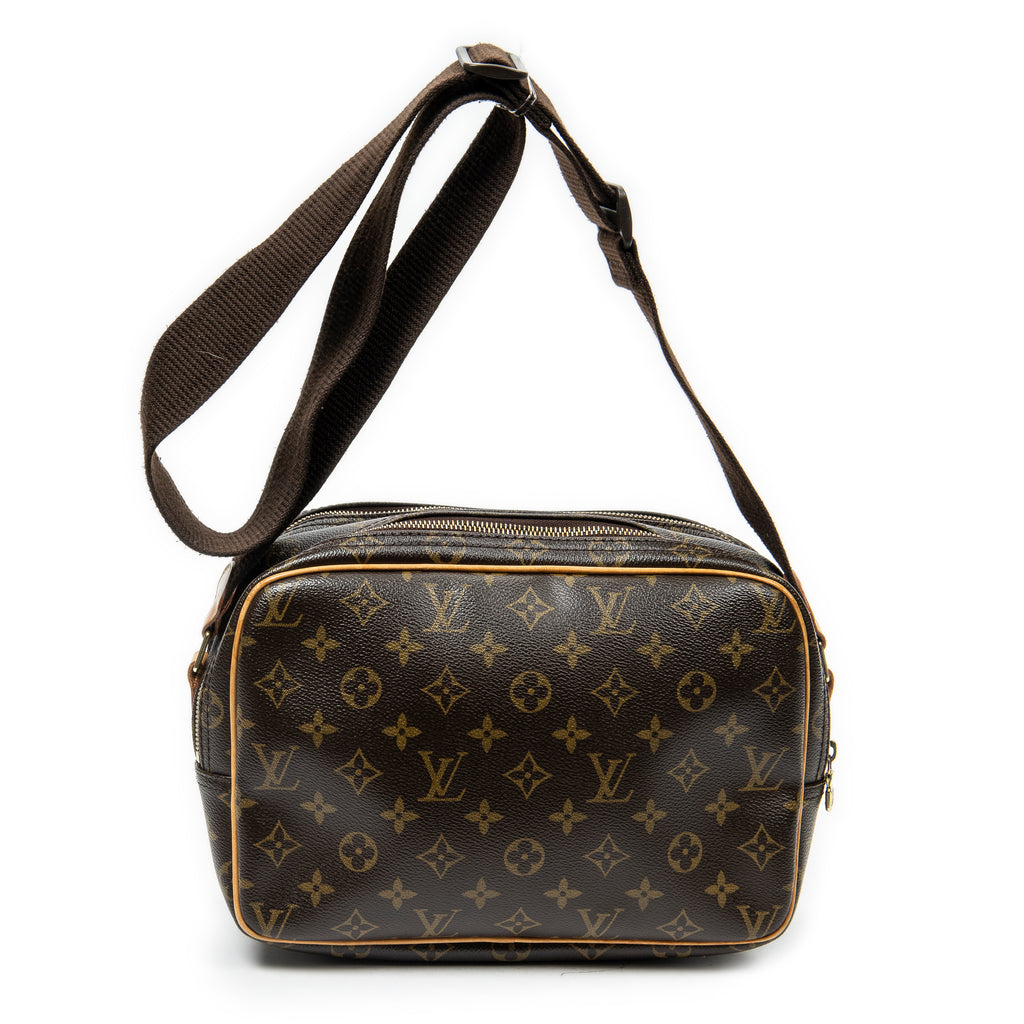 Shoulder Bag Reporter PM Brown Monogram Canvas