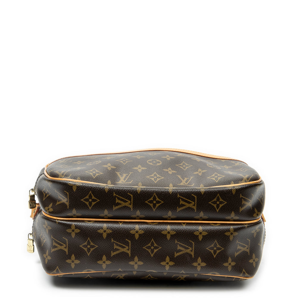 Shoulder Bag Reporter PM Brown Monogram Canvas